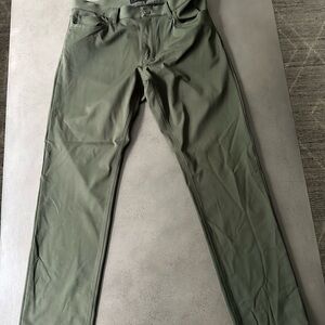 Theory Forest Green Trousers